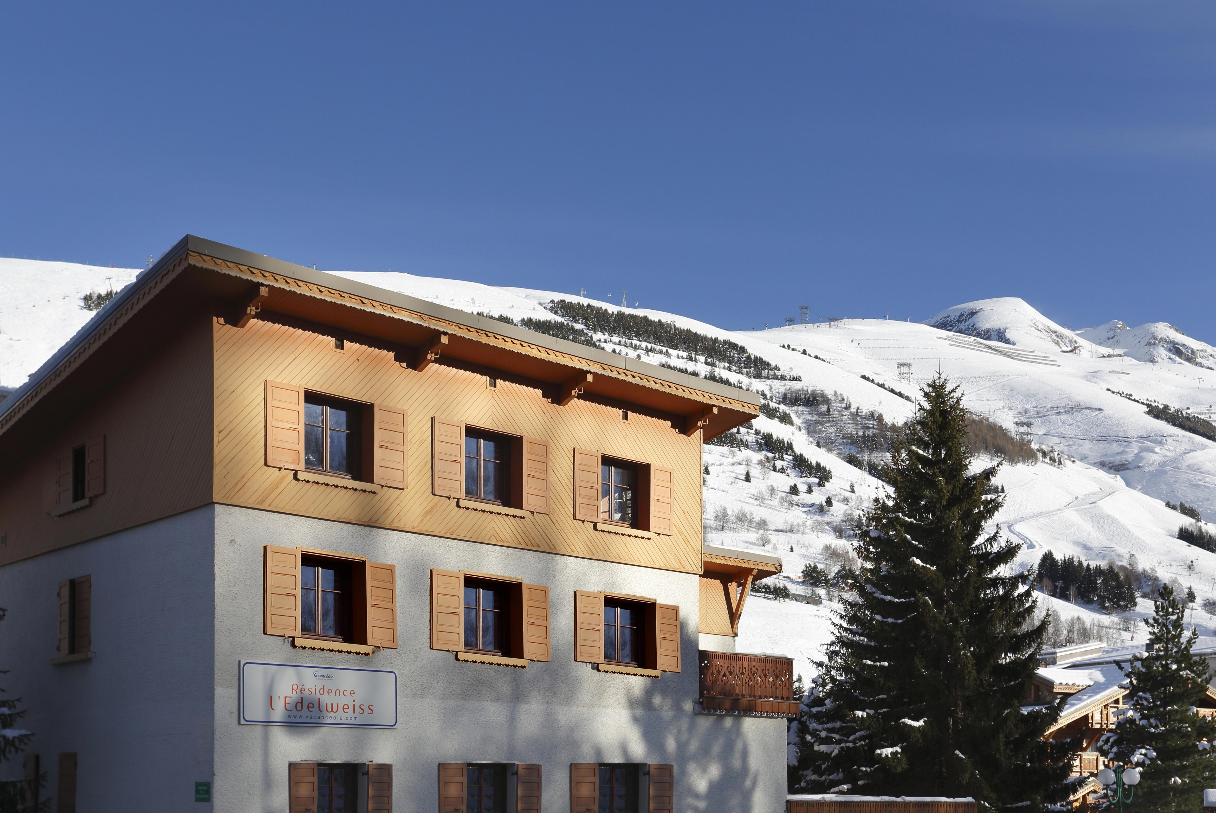 Vacancéole - Résidence L'Edelweiss Les Deux Alpes Exterior foto