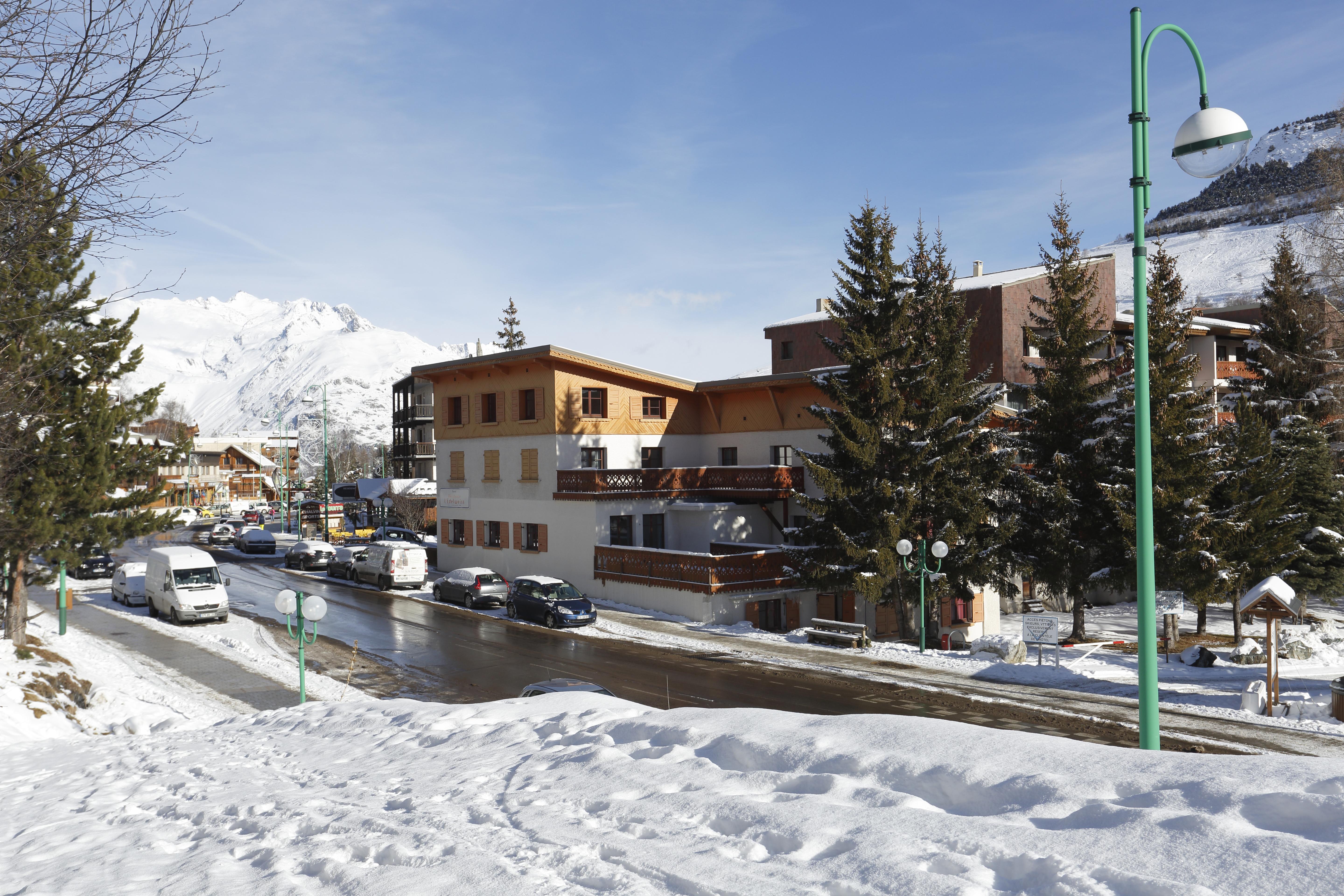 Vacancéole - Résidence L'Edelweiss Les Deux Alpes Exterior foto